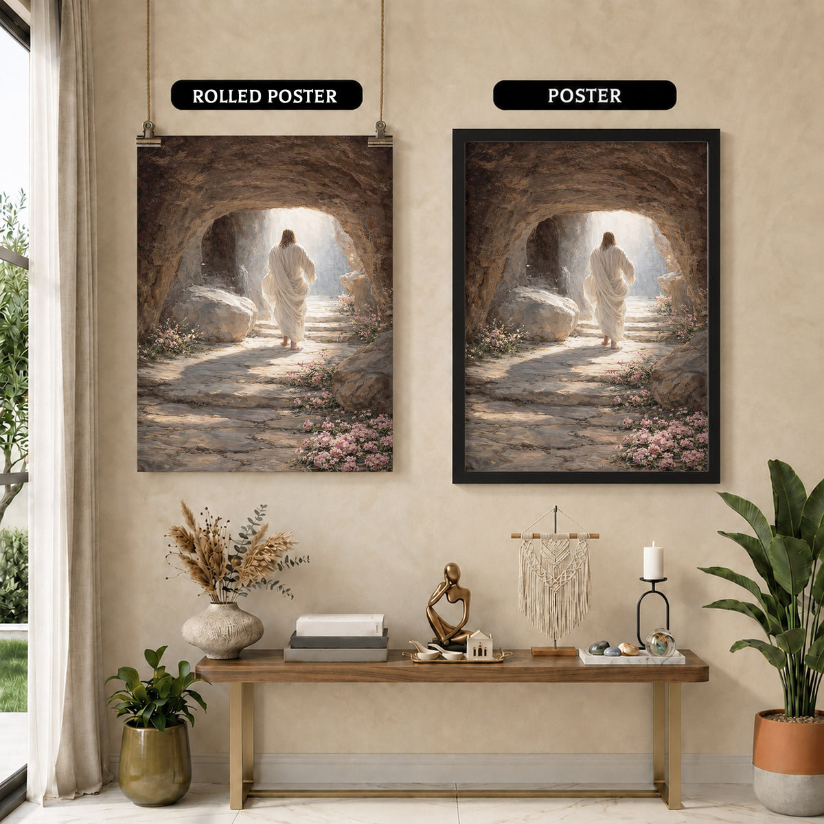 The Empty Tomb – Victory of Resurrection Wall Art Poster/Canvas