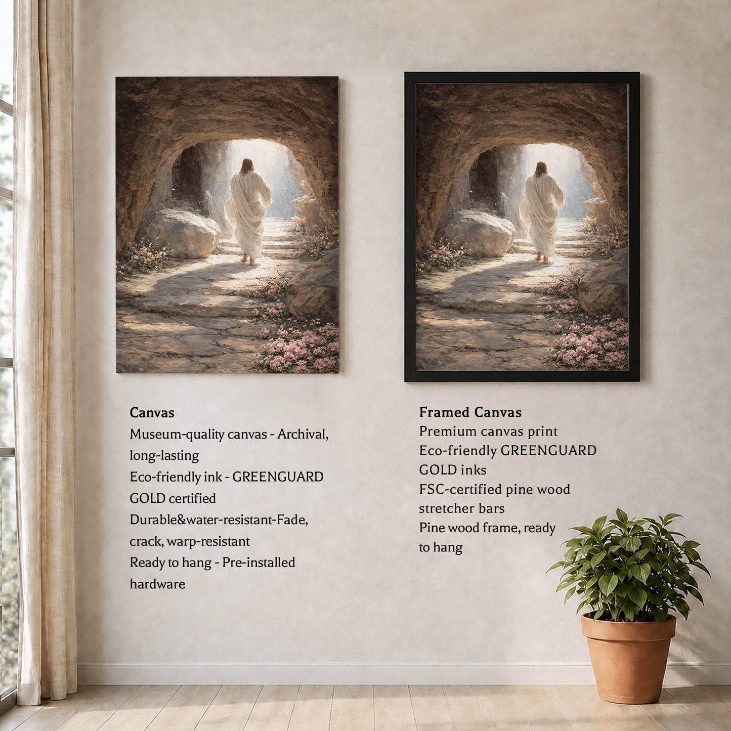 The Empty Tomb – Victory of Resurrection Wall Art Poster/Canvas