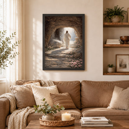 The Empty Tomb – Victory of Resurrection Wall Art Poster/Canvas