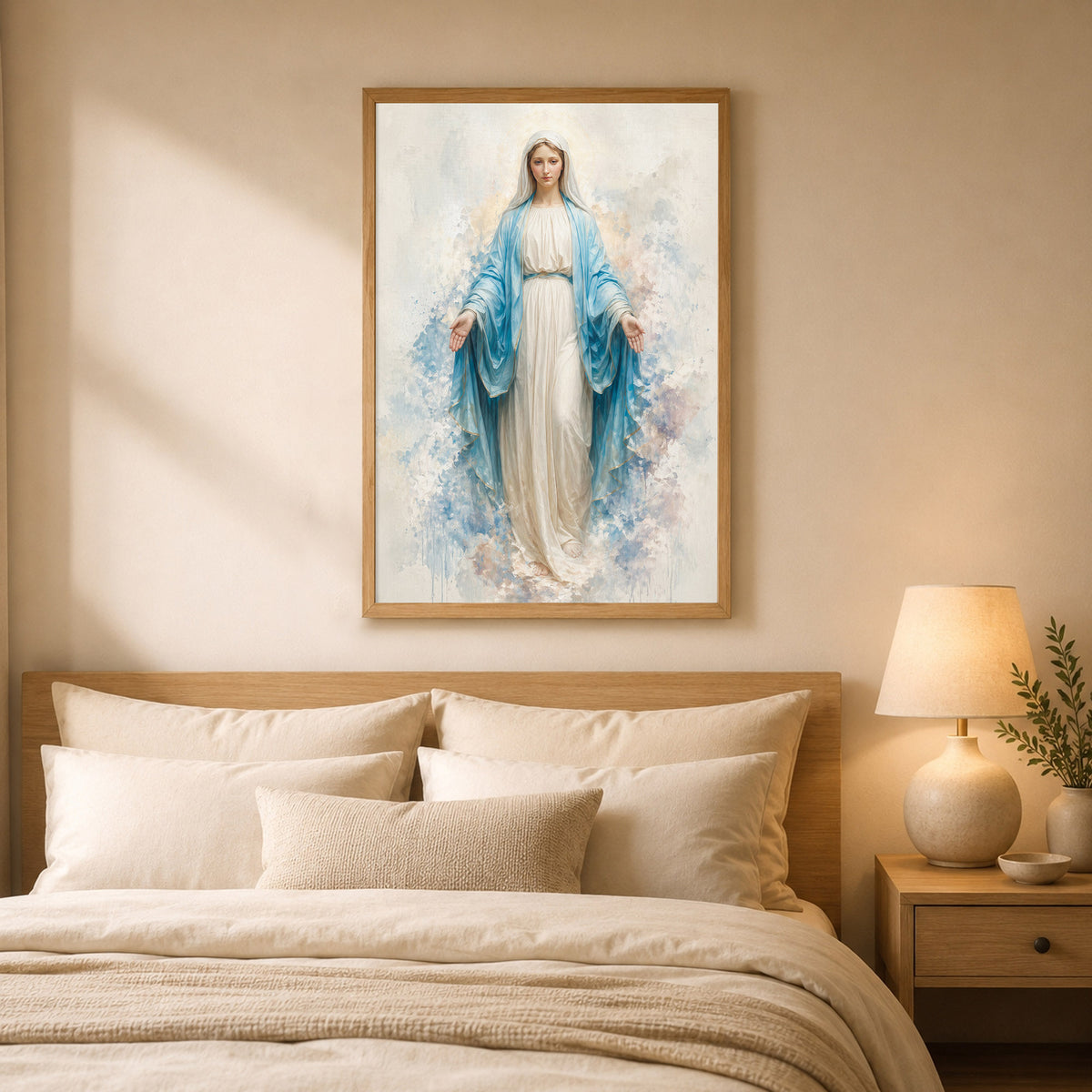 Immaculate Virgin Mary Art Print Poster/Canvas
