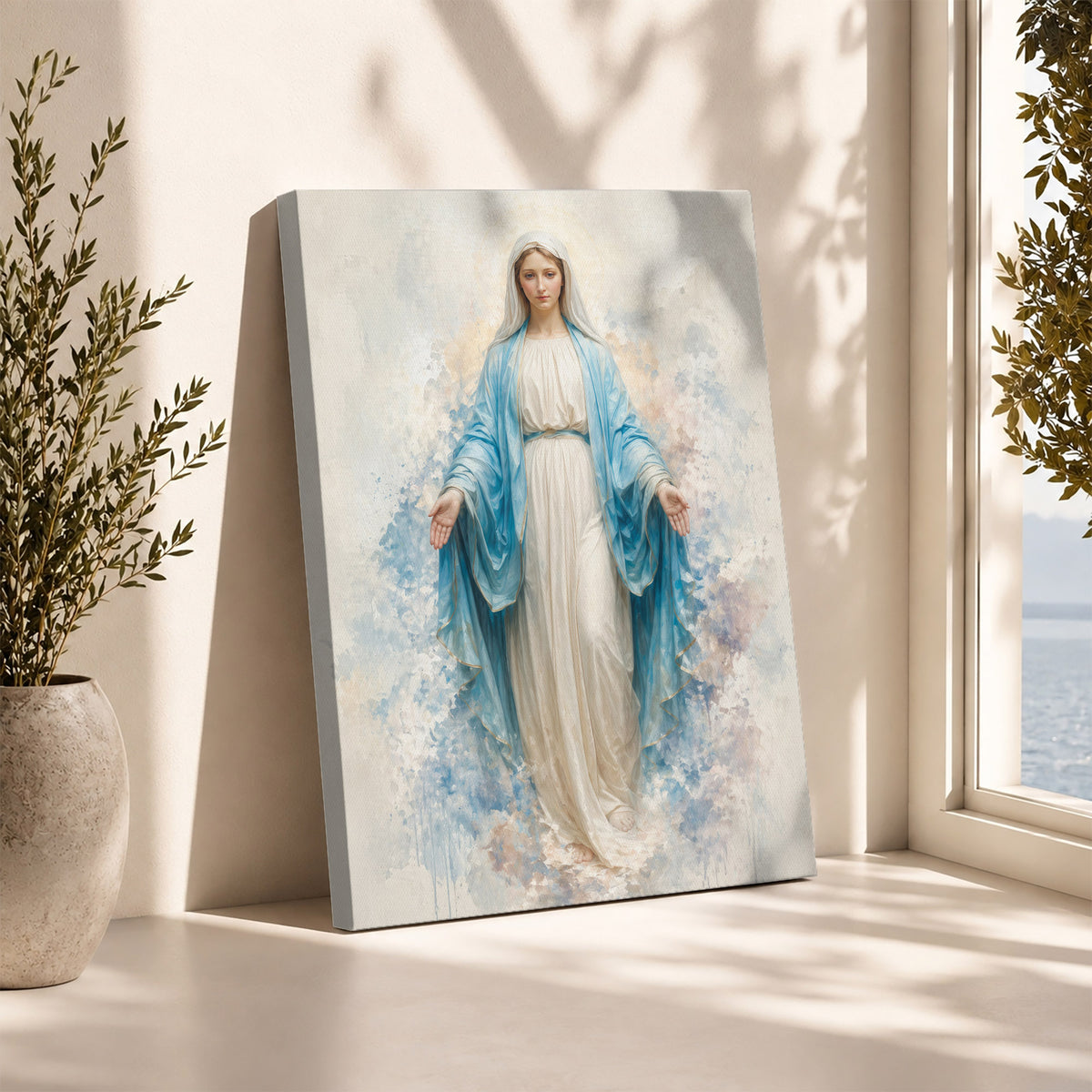Immaculate Virgin Mary Art Print Poster/Canvas