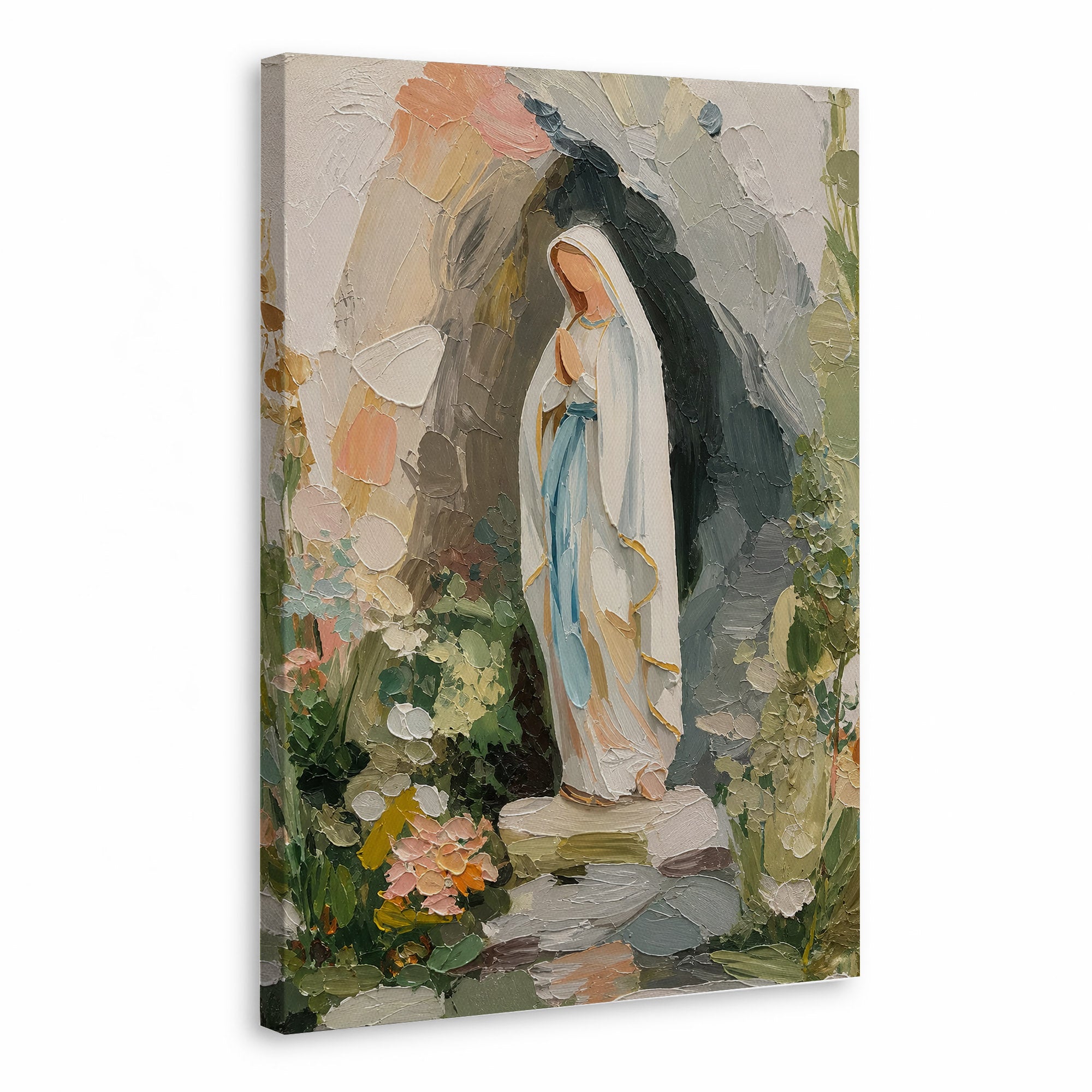 Our Lady of Lourdes Garden Grotto Poster/Canvas