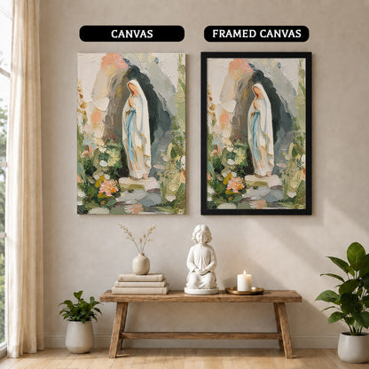 Our Lady of Lourdes Garden Grotto Poster/Canvas