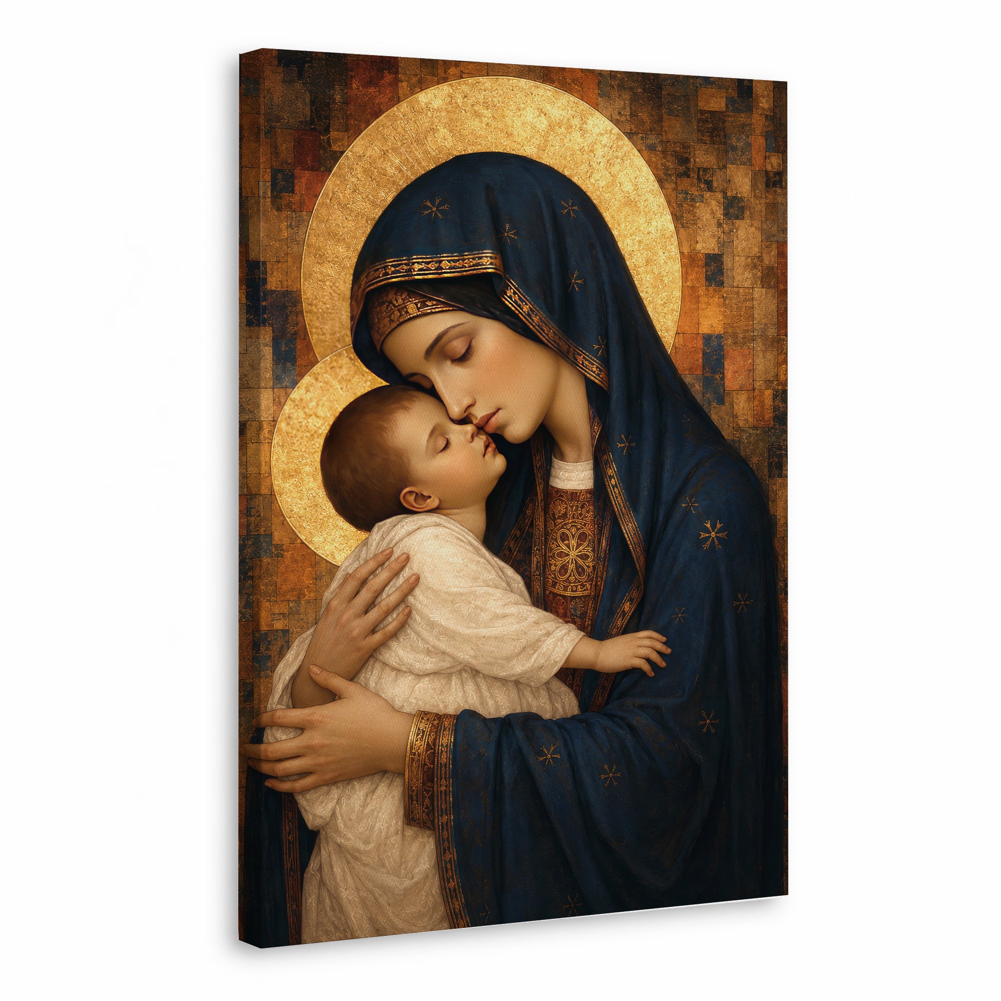Madonna & Child Sacred Embrace Poster/Canvas