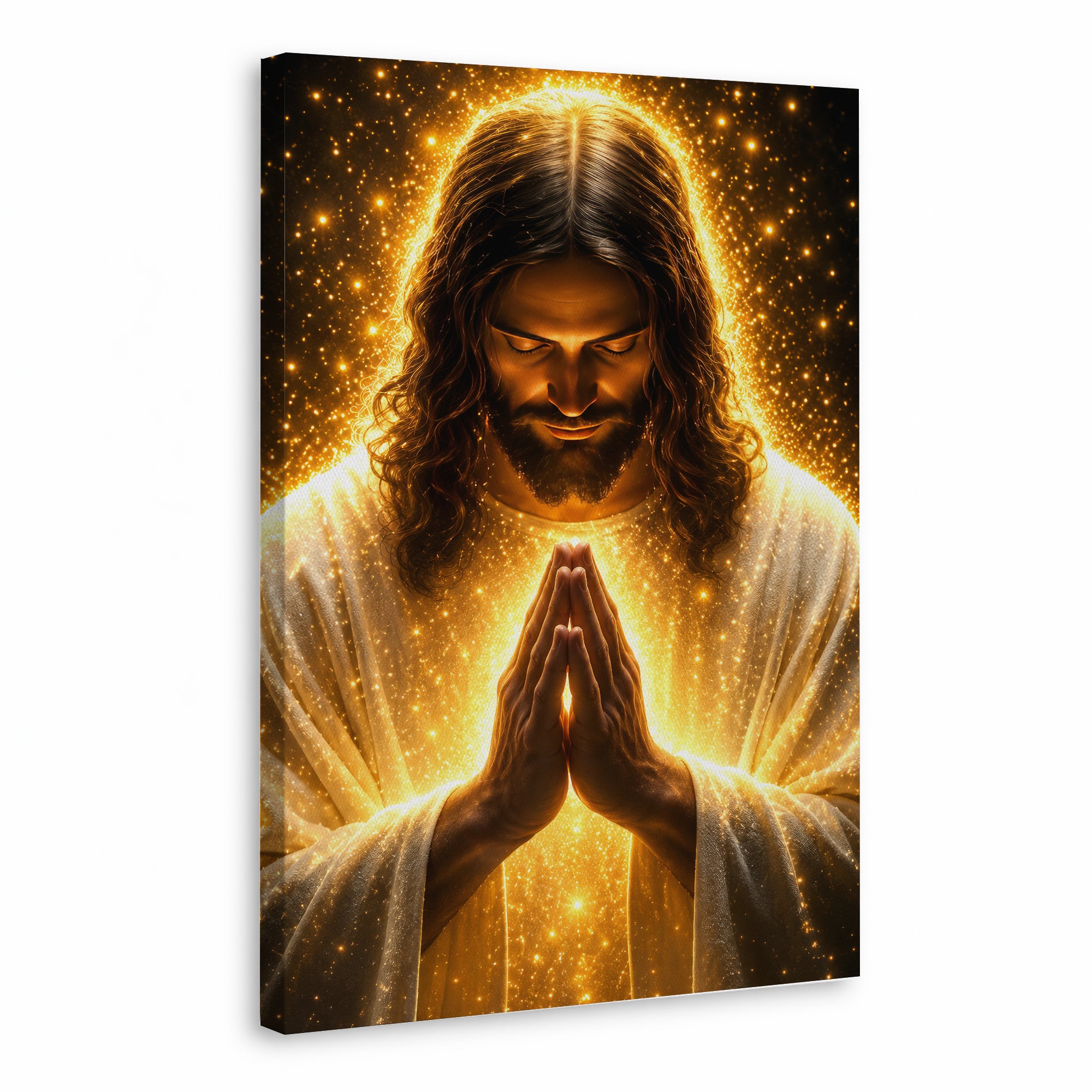 Radiant Jesus Prayer Wall Art Poster/Canvas