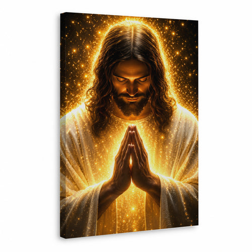 Radiant Jesus Prayer Wall Art Poster/Canvas
