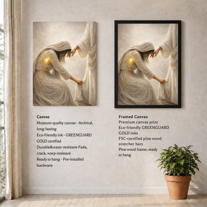 Jesus Healing the Broken Soul Christian Poster/Canvas