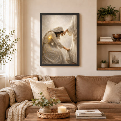 Jesus Healing the Broken Soul Christian Poster/Canvas