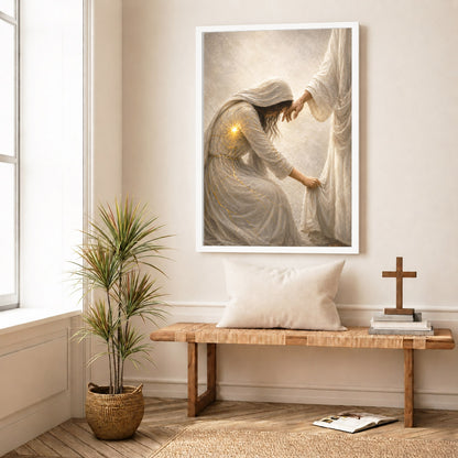 Jesus Healing the Broken Soul Christian Poster/Canvas