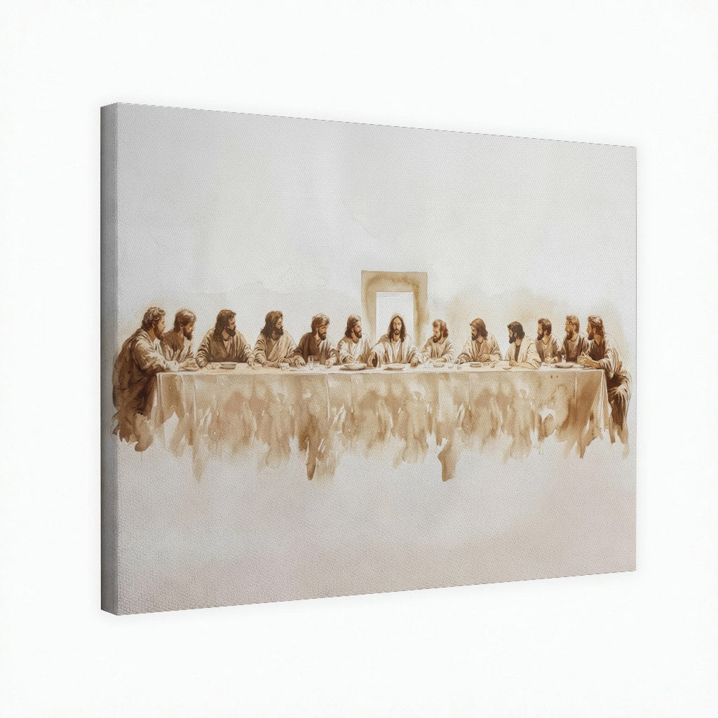 The Last Supper Minimalist Christian Poster/Canvas