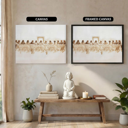 The Last Supper Minimalist Christian Poster/Canvas