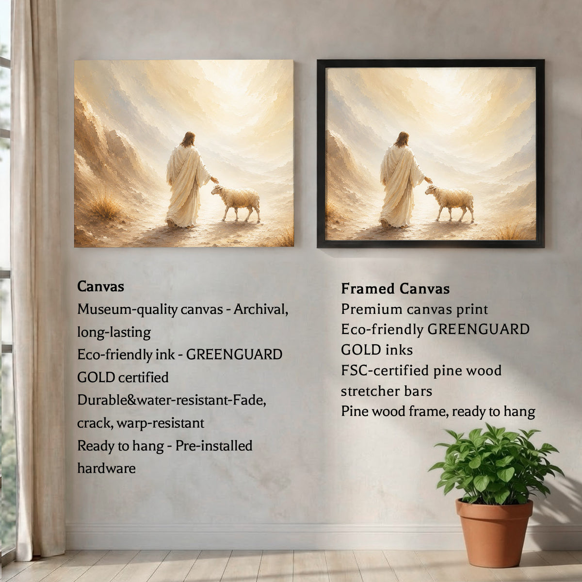 Guided by Grace Christian Art Poster/Canvas