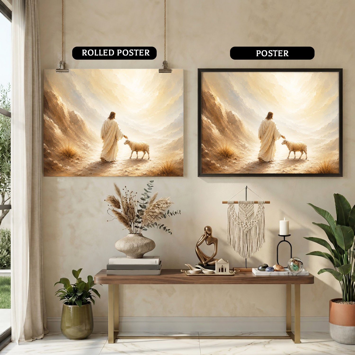 Guided by Grace Christian Art Poster/Canvas