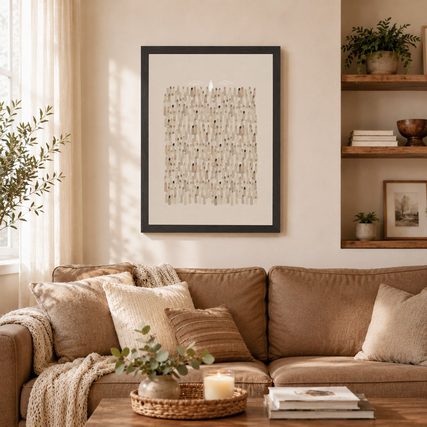 The Lost Sheep Minimalist Christian Wall Art Poster/Canvas