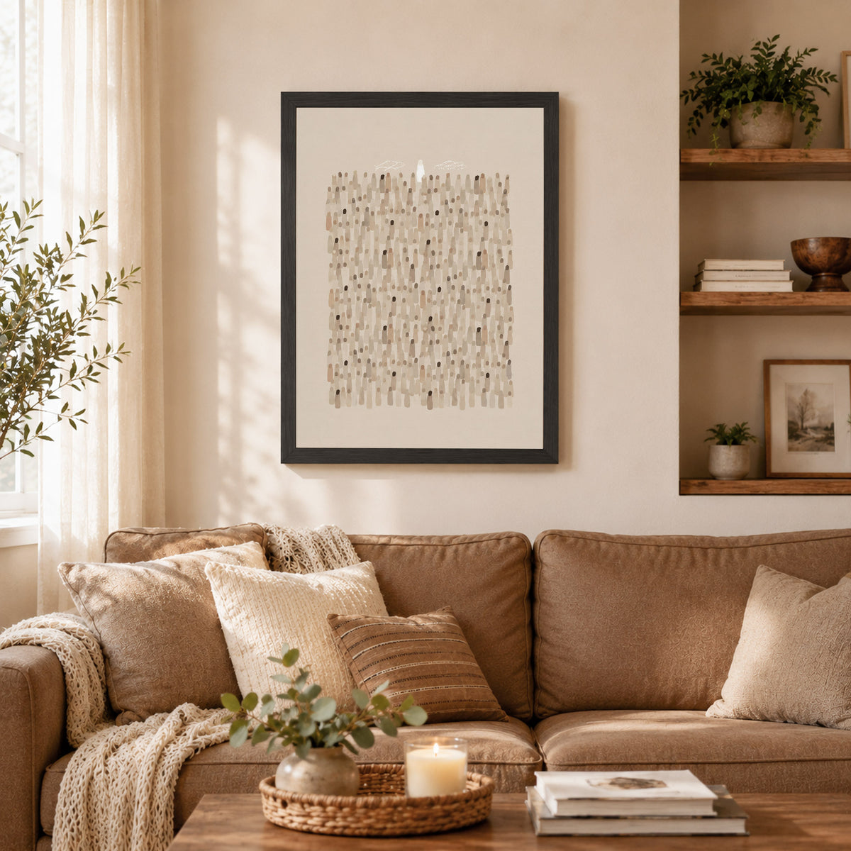 Jesus Feeds the 5000 Christian Wall Art Poster/Canvas