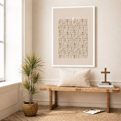 The Lost Sheep Minimalist Christian Wall Art Poster/Canvas
