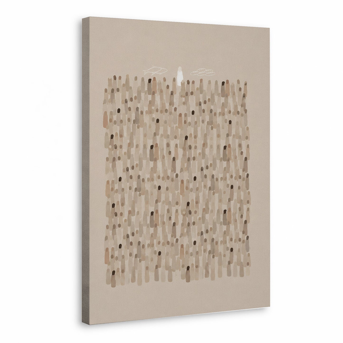 The Lost Sheep Minimalist Christian Wall Art Poster/Canvas