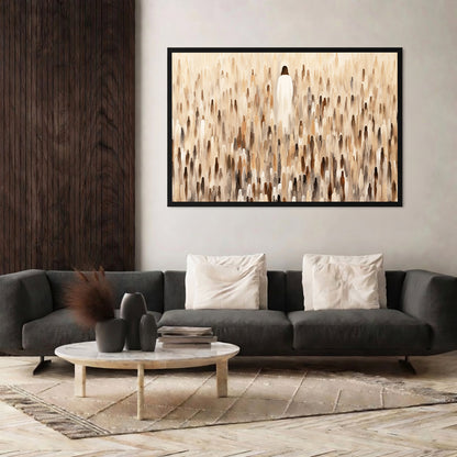 Jesus Above The Crowd Christian Wall Art Canvas/Poster