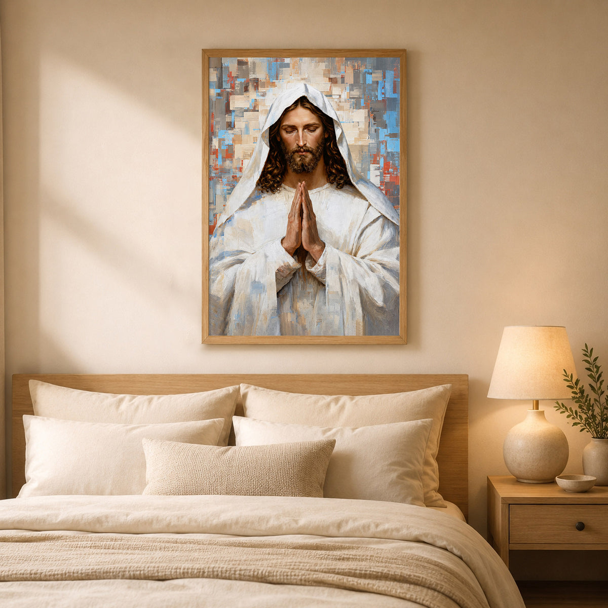 Prayer of Faith Jesus Poster/Canvas