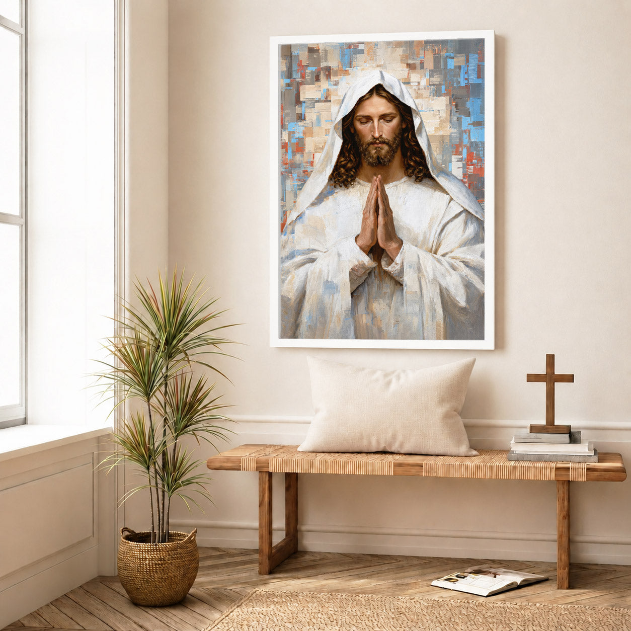 Prayer of Faith Jesus Poster/Canvas