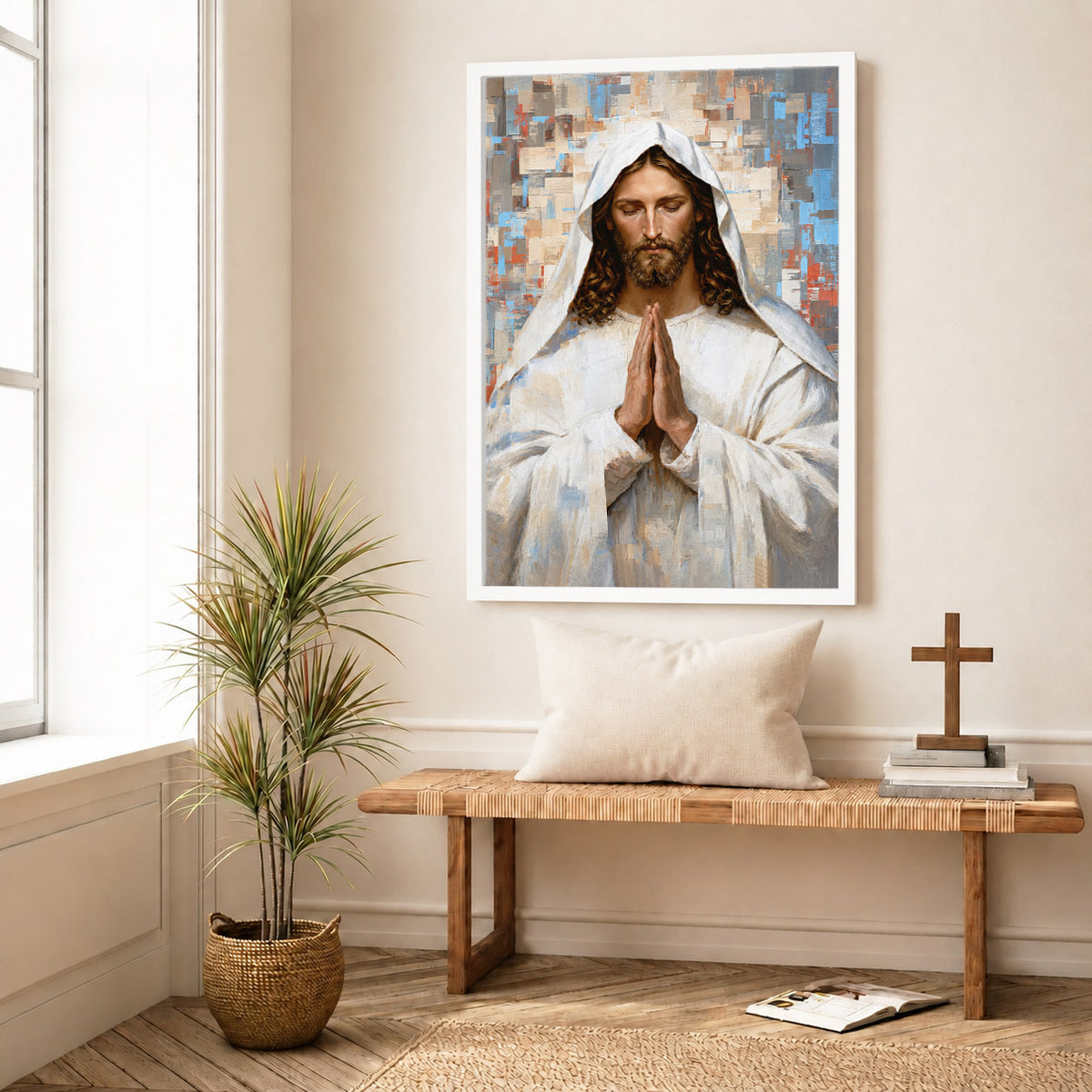 Prayer of Faith Jesus Poster/Canvas