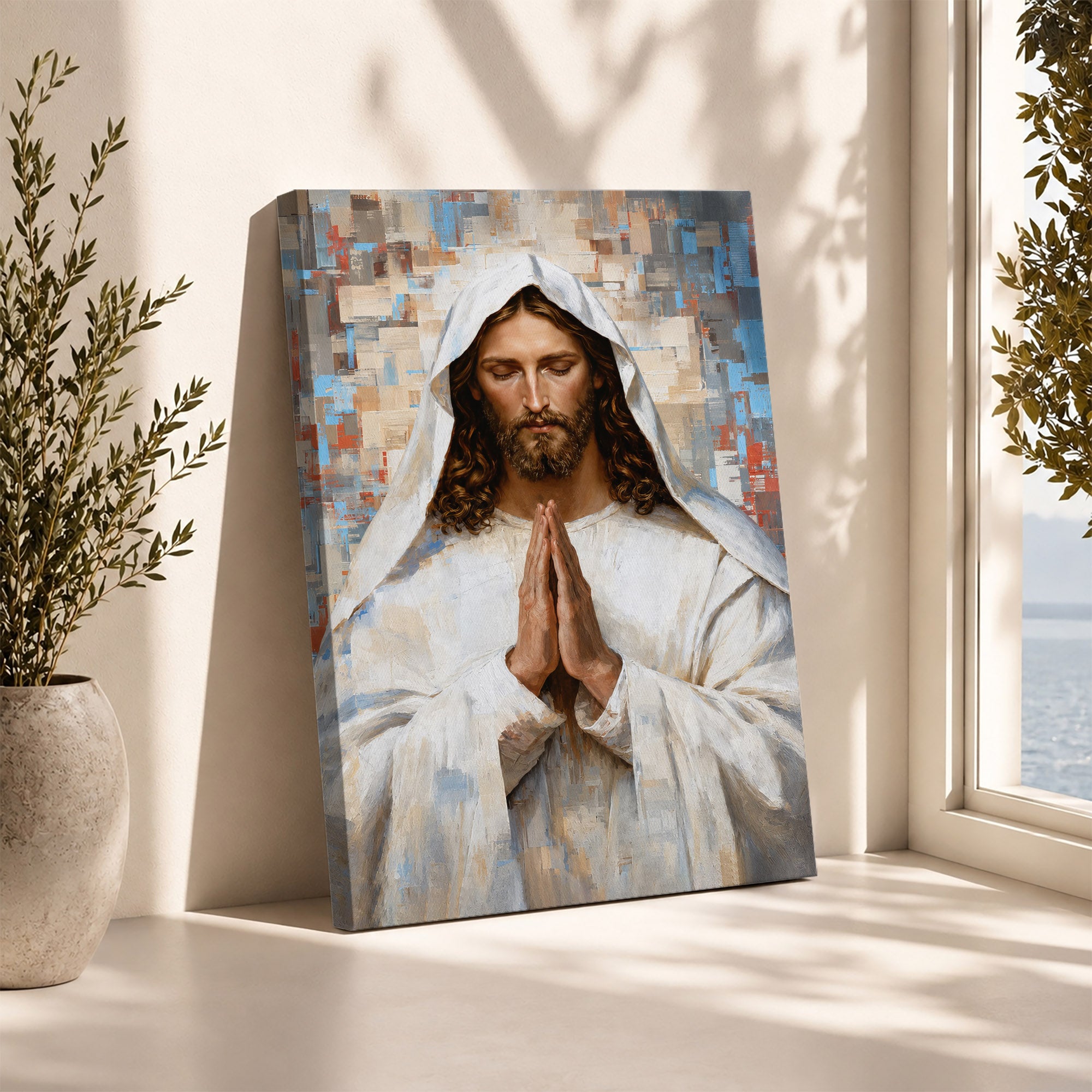 Prayer of Faith Jesus Poster/Canvas