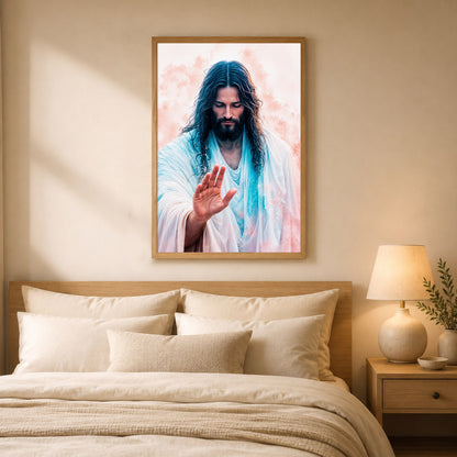 The Healing Hand of Christ Poster/Canvas