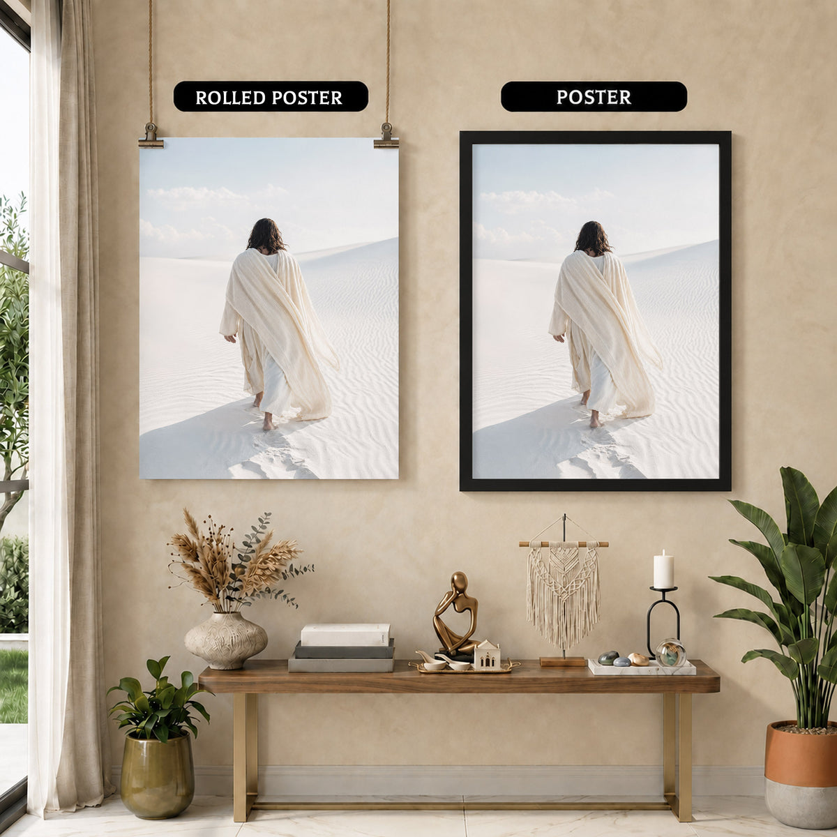 Guided by Faith Through the Wilderness Poster/Canvas