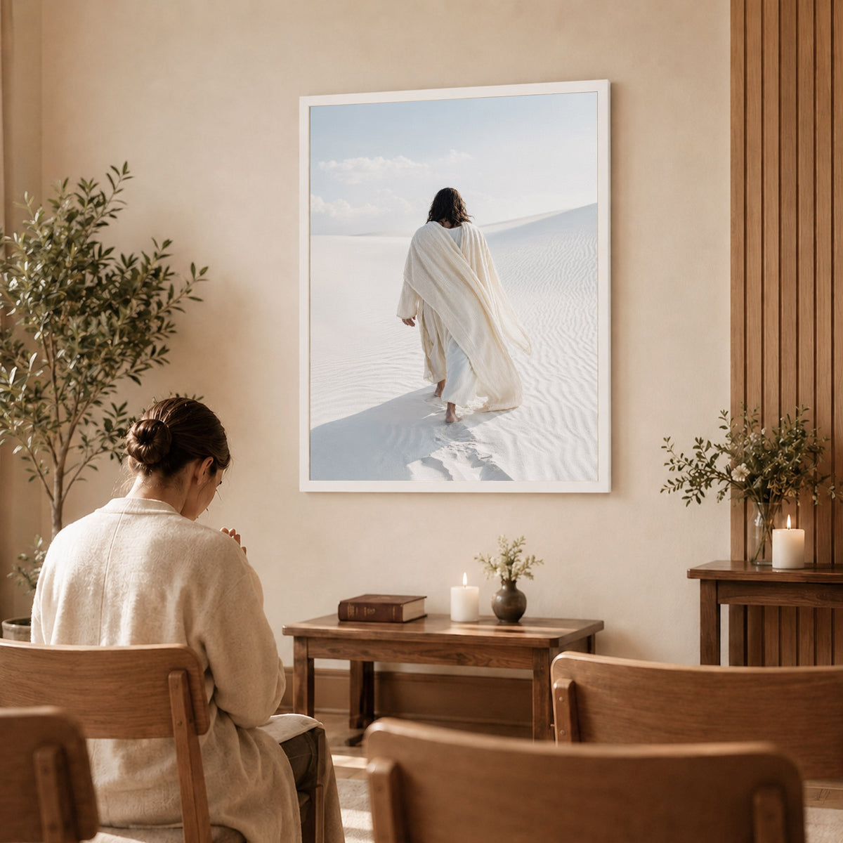 Guided by Faith Through the Wilderness Poster/Canvas