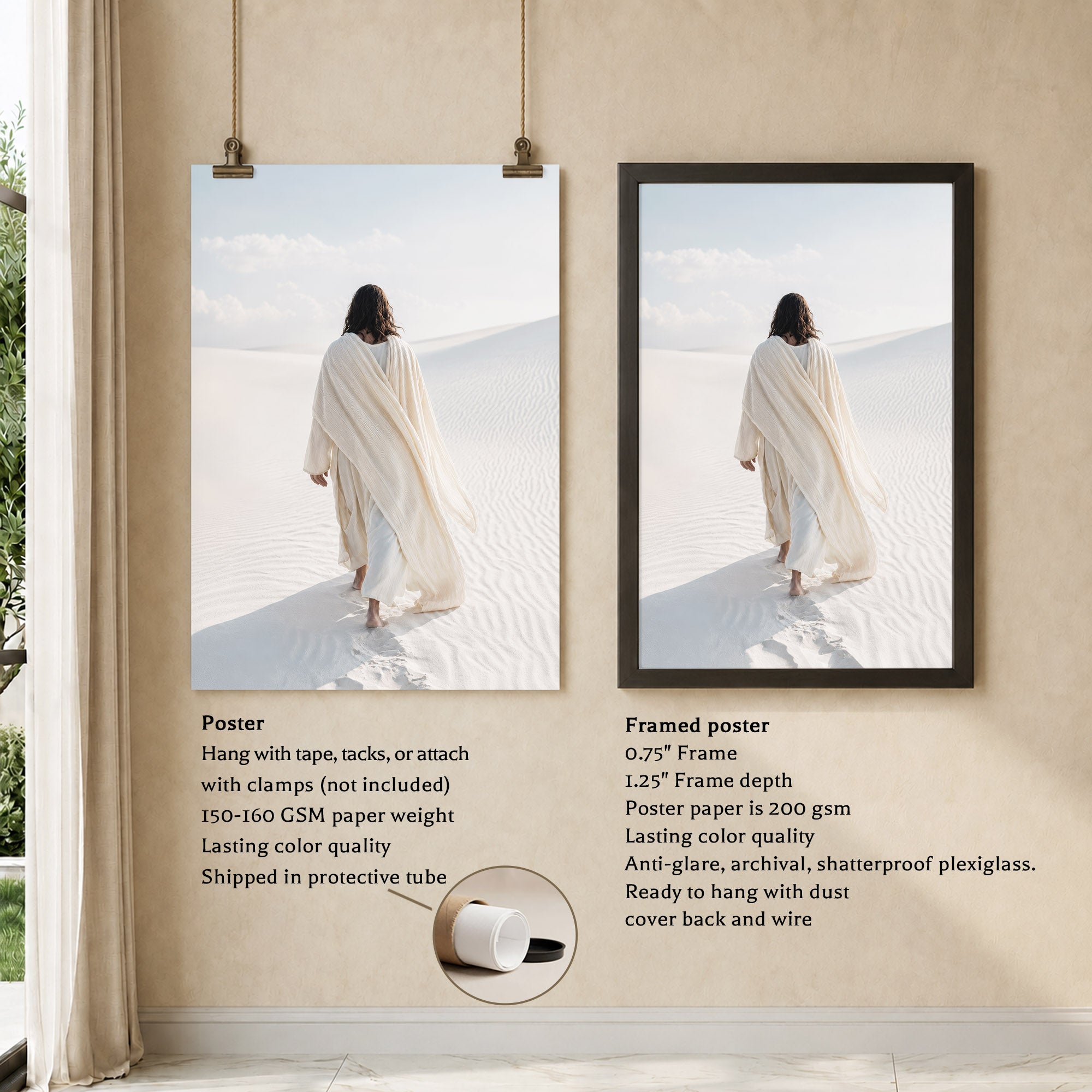 Guided by Faith Through the Wilderness Poster/Canvas