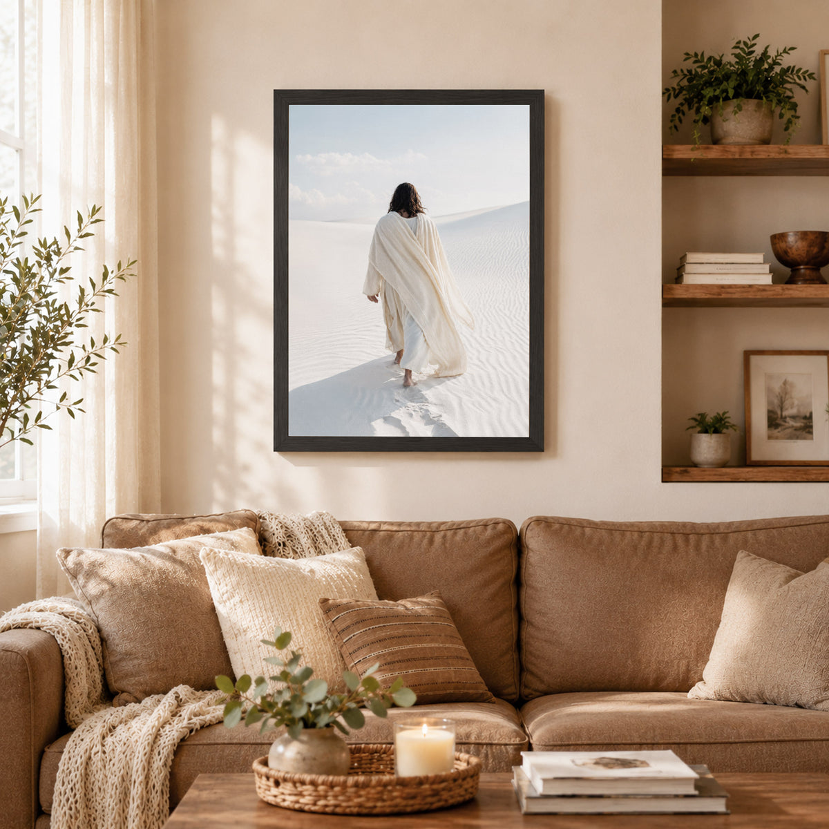 Guided by Faith Through the Wilderness Poster/Canvas