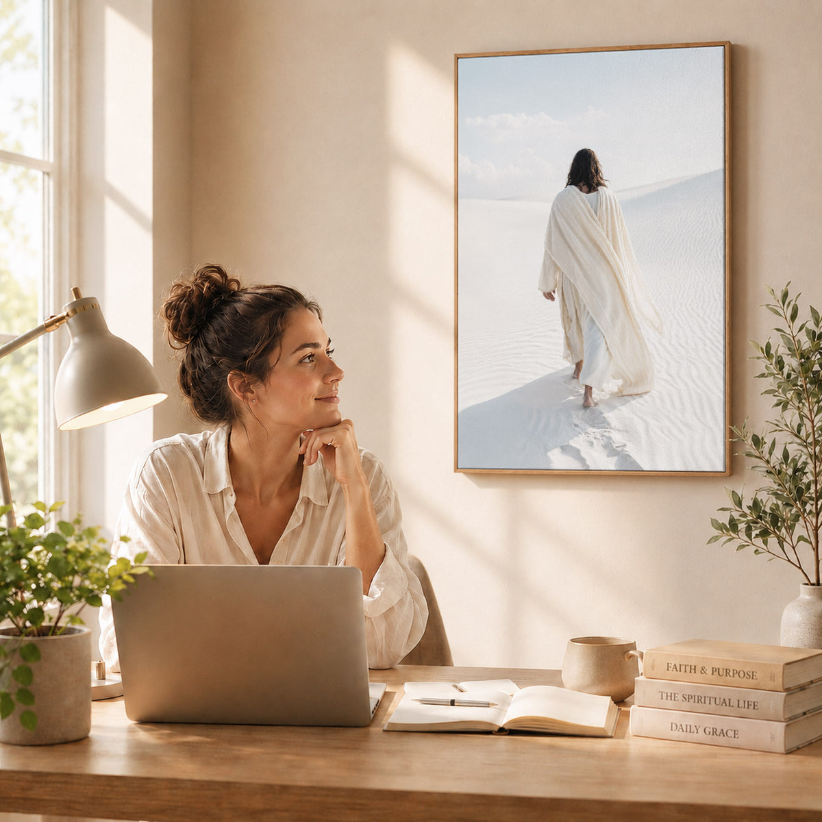 Guided by Faith Through the Wilderness Poster/Canvas