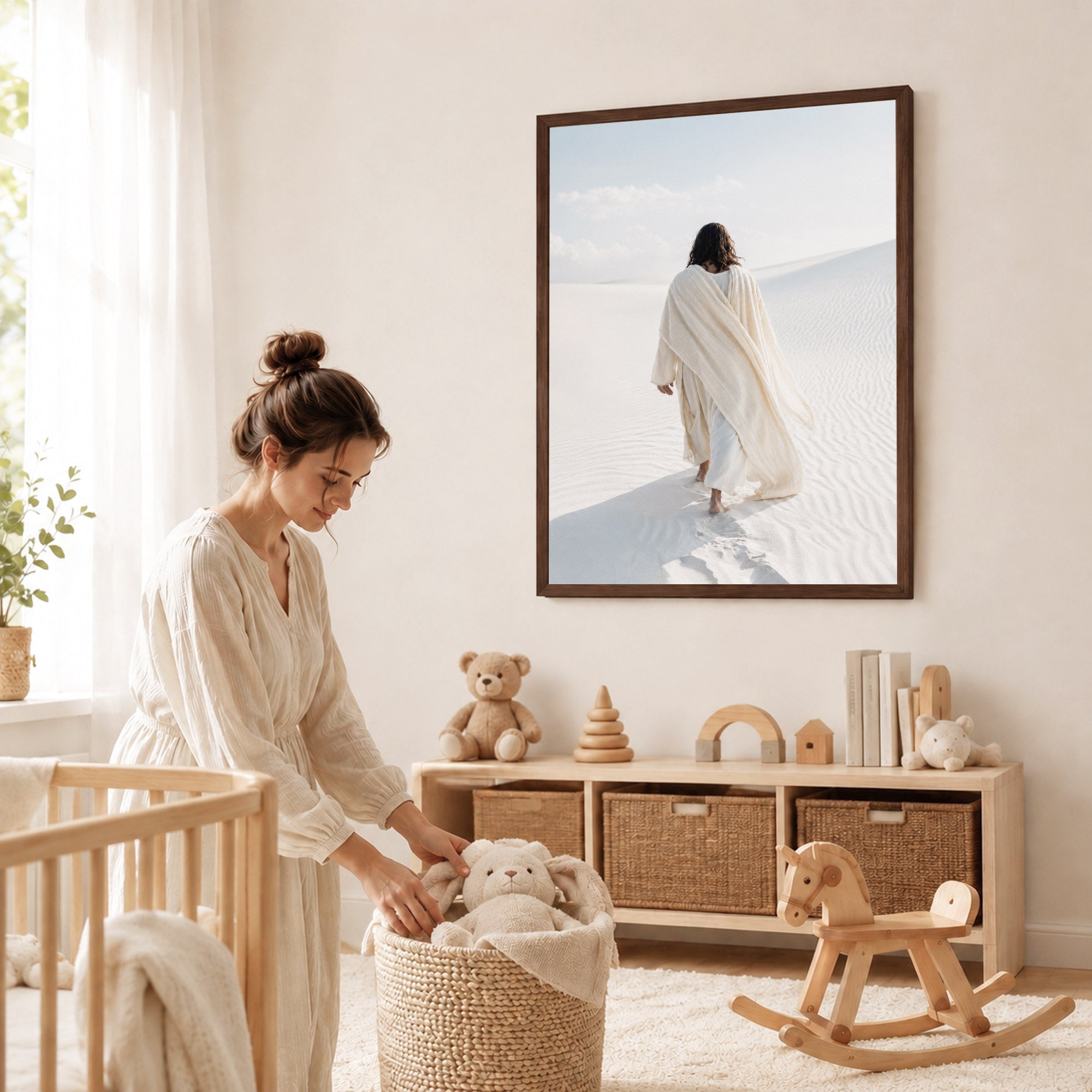 Guided by Faith Through the Wilderness Poster/Canvas