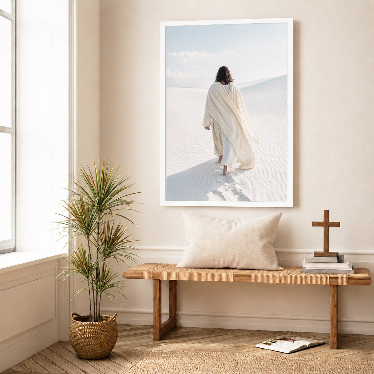 Guided by Faith Through the Wilderness Poster/Canvas