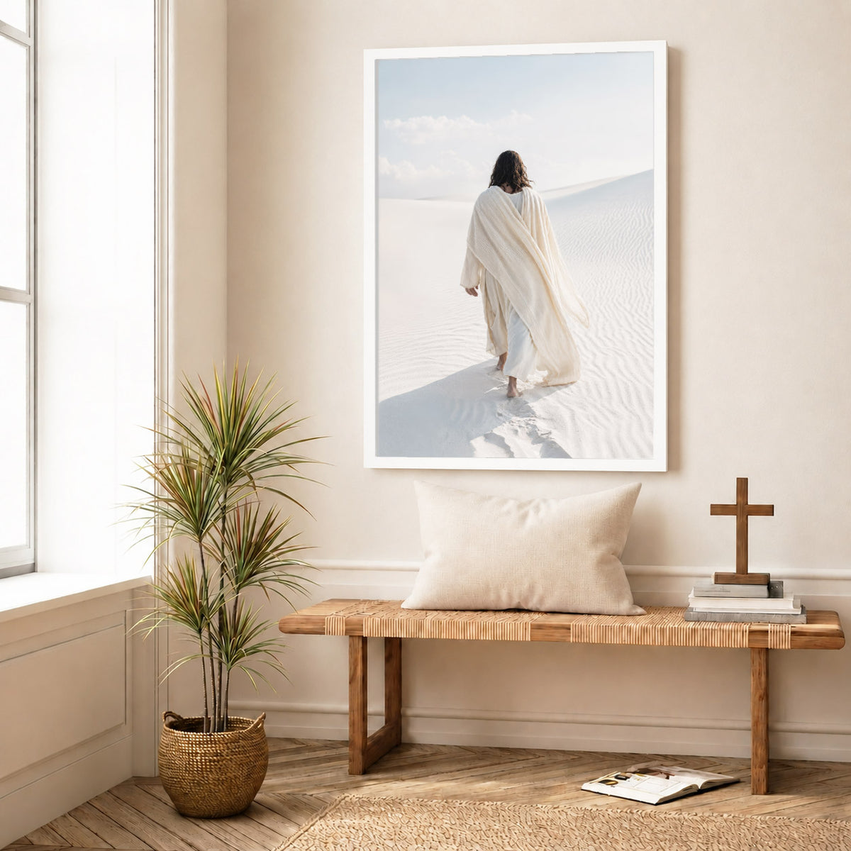 Guided by Faith Through the Wilderness Poster/Canvas