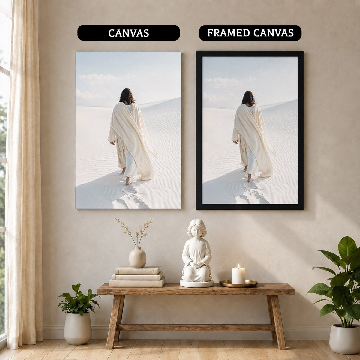 Guided by Faith Through the Wilderness Poster/Canvas