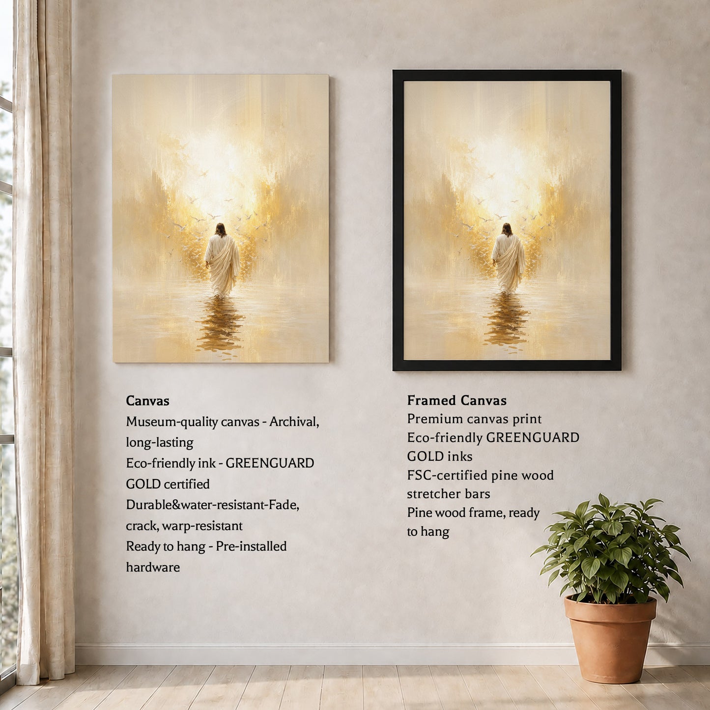 Walking Toward the Light of Grace Poster/Canvas