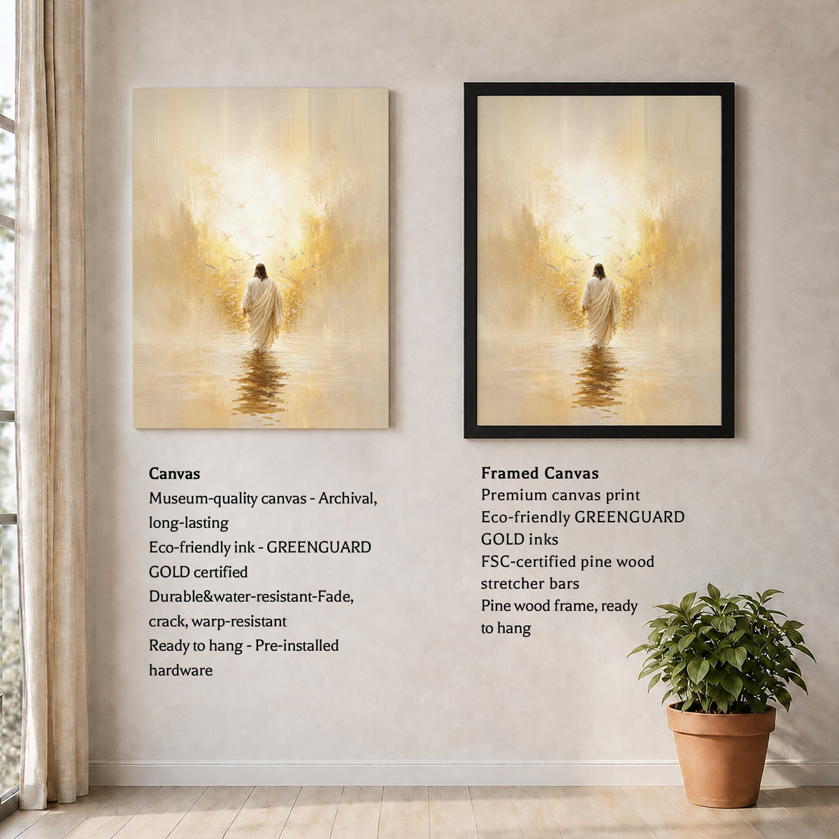 Walking Toward the Light of Grace Poster/Canvas