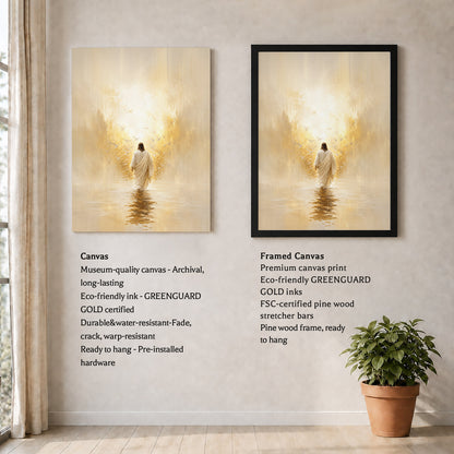 Walking Toward the Light of Grace Poster/Canvas