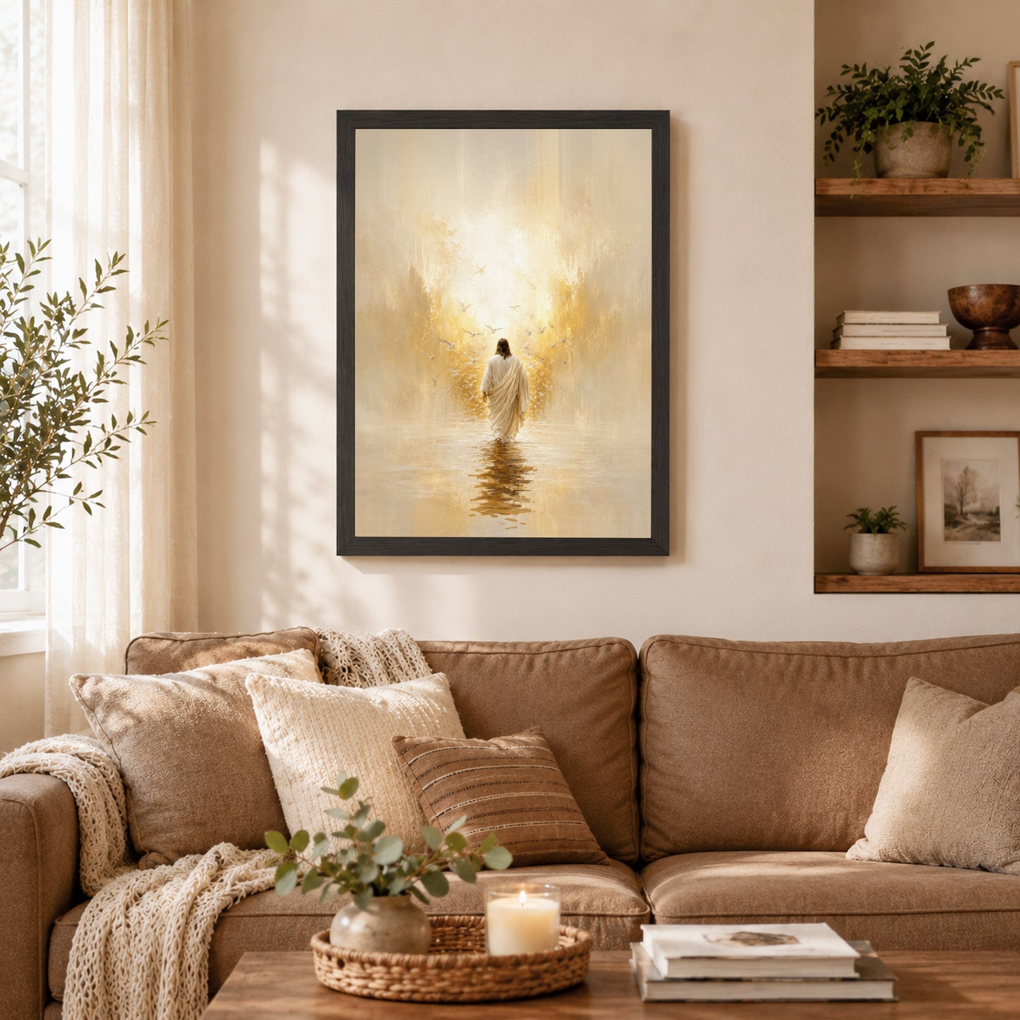 Walking Toward the Light of Grace Poster/Canvas