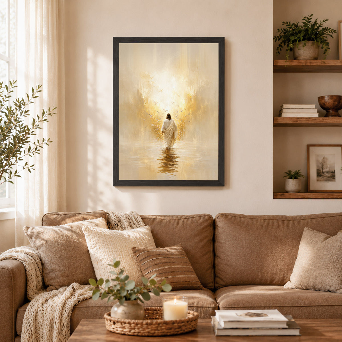 Walking Toward the Light of Grace Poster/Canvas