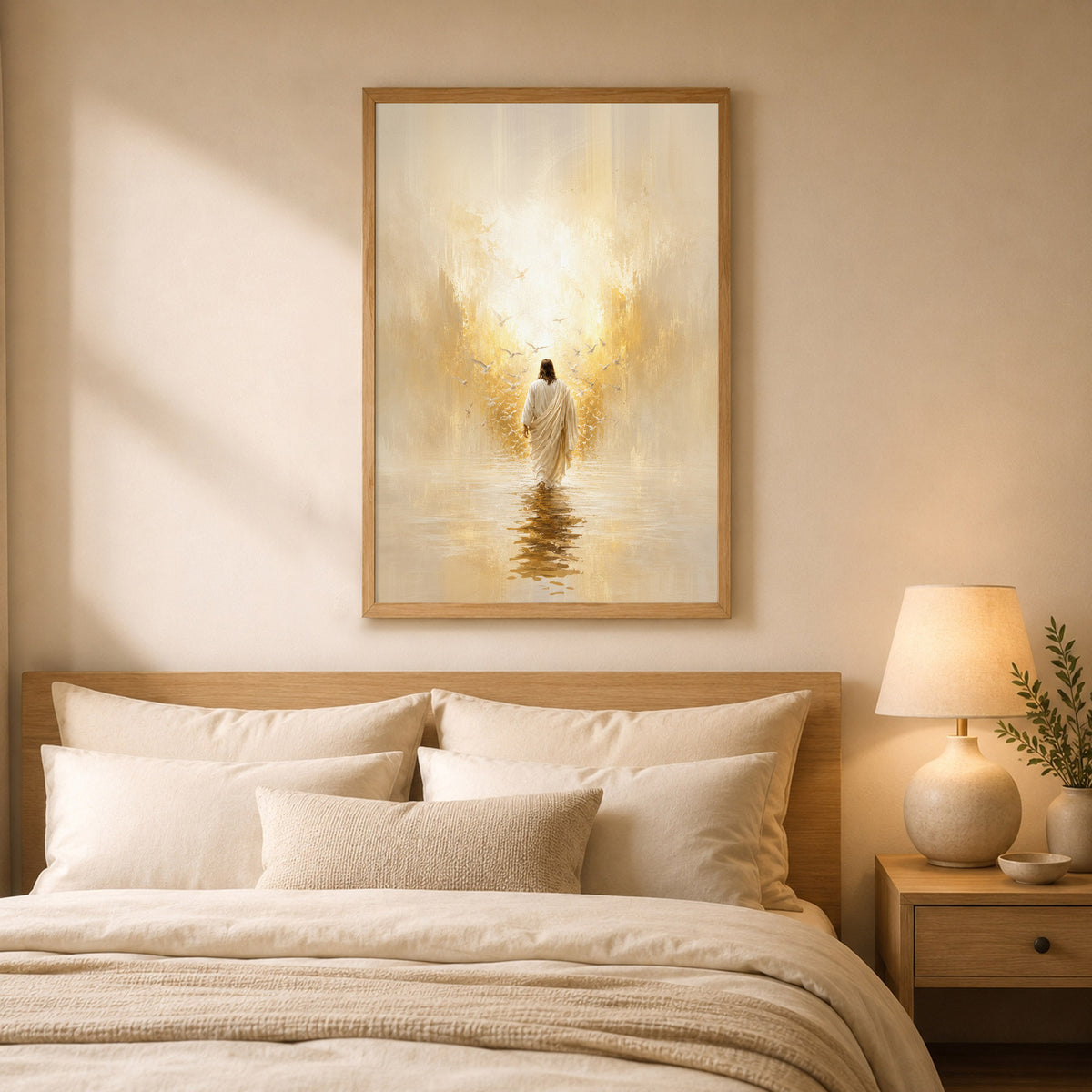 Walking Toward the Light of Grace Poster/Canvas