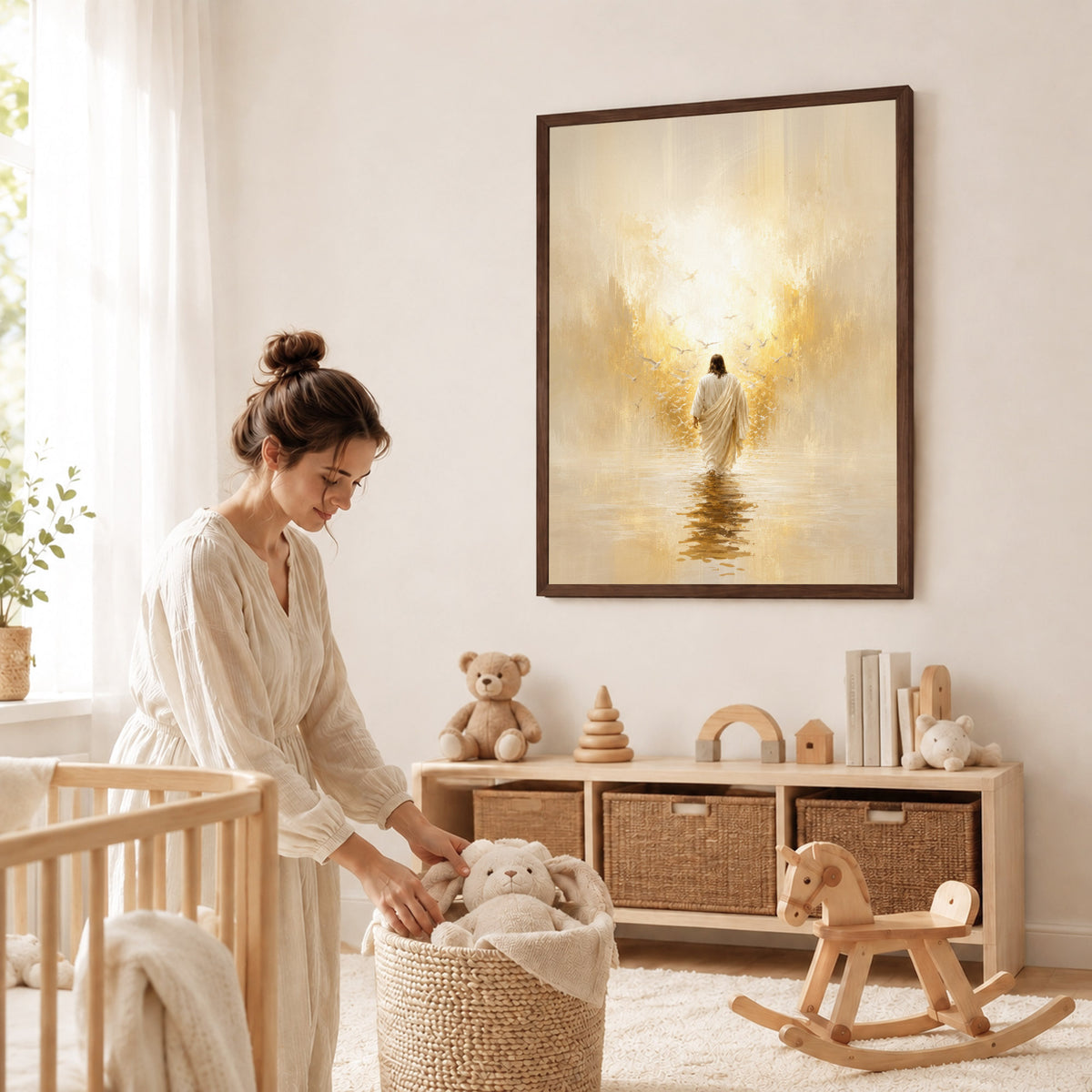 Walking Toward the Light of Grace Poster/Canvas
