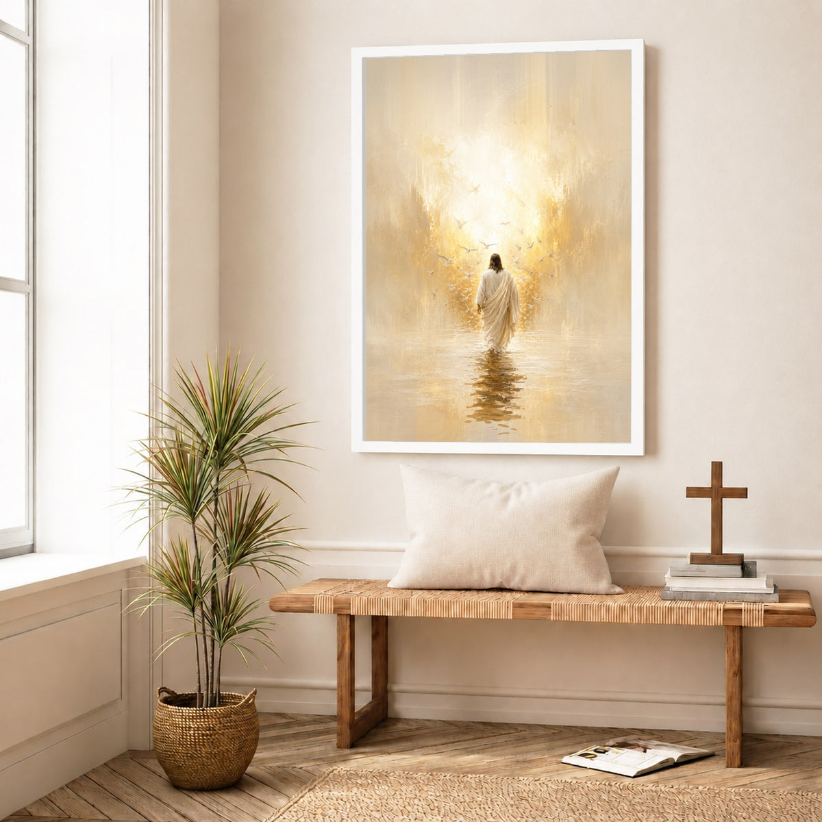 Walking Toward the Light of Grace Poster/Canvas