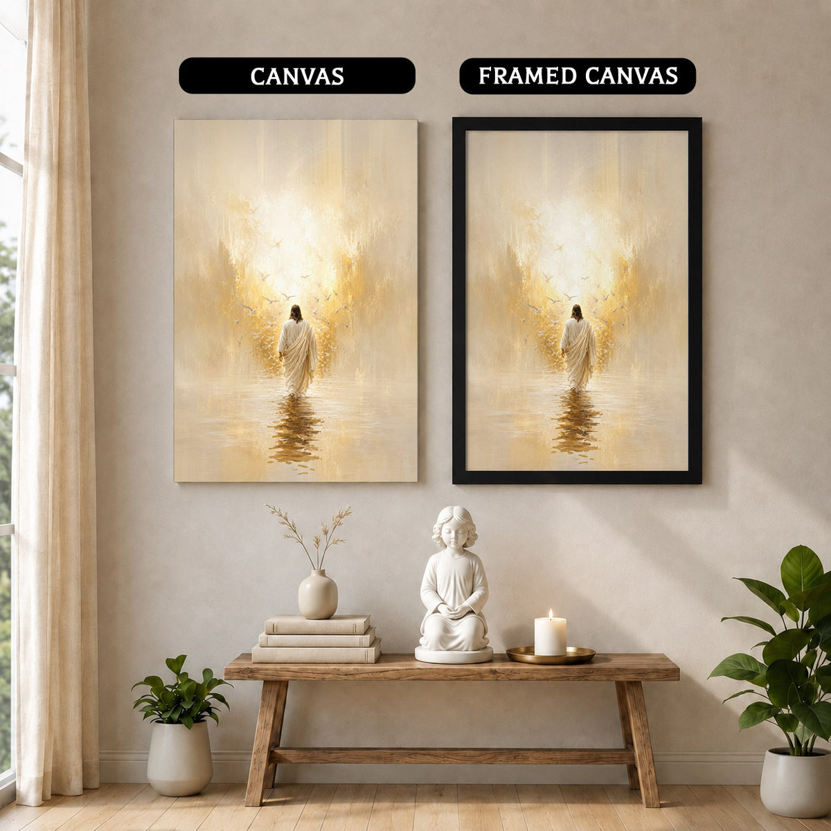 Walking Toward the Light of Grace Poster/Canvas