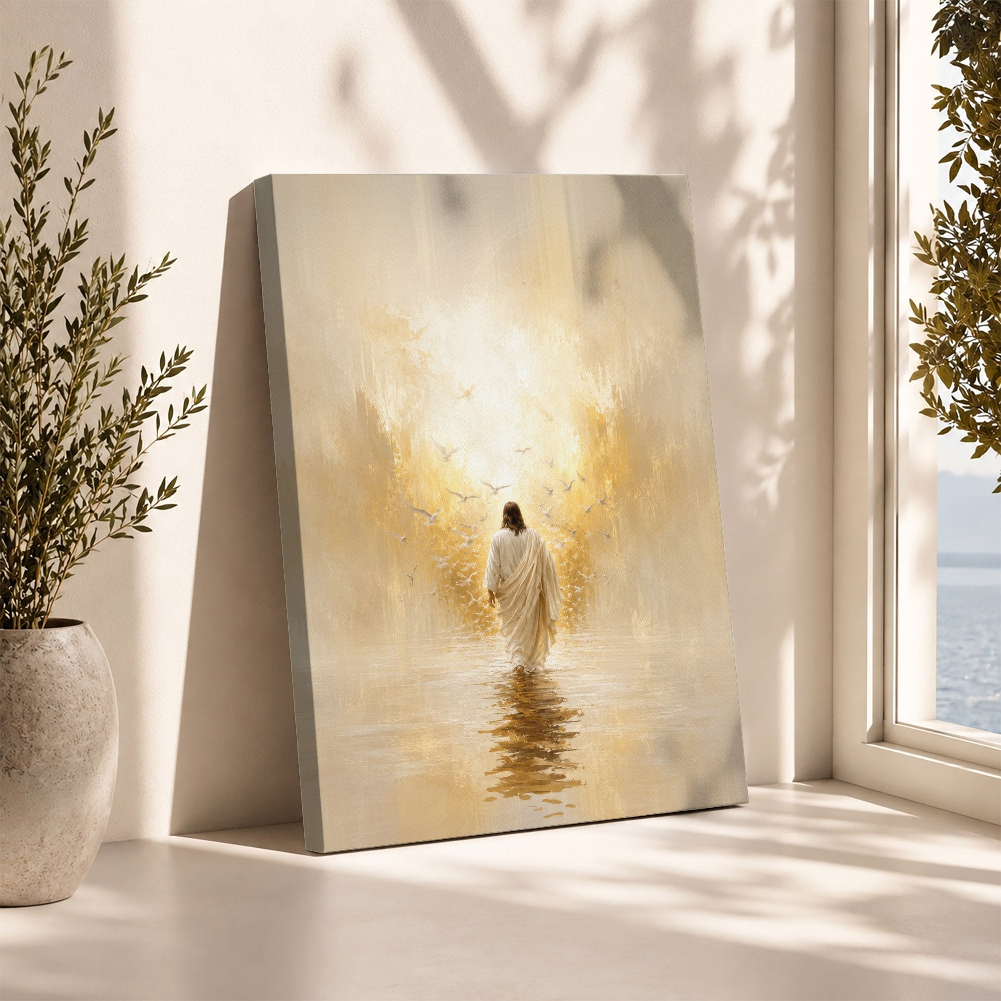 Walking Toward the Light of Grace Poster/Canvas
