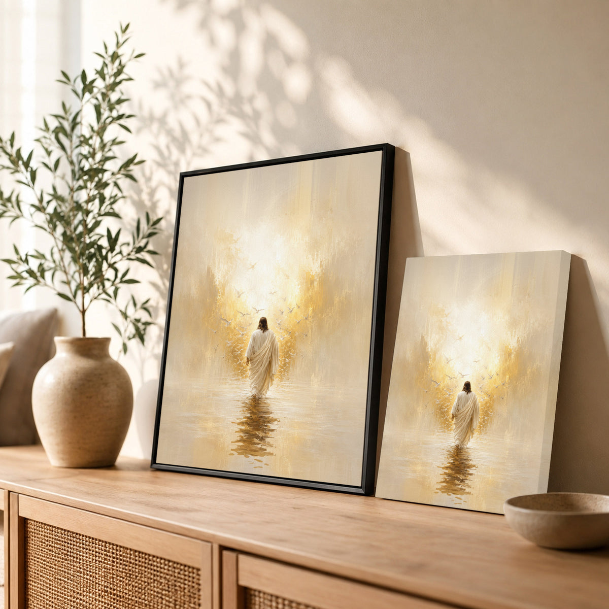 Walking Toward the Light of Grace Poster/Canvas