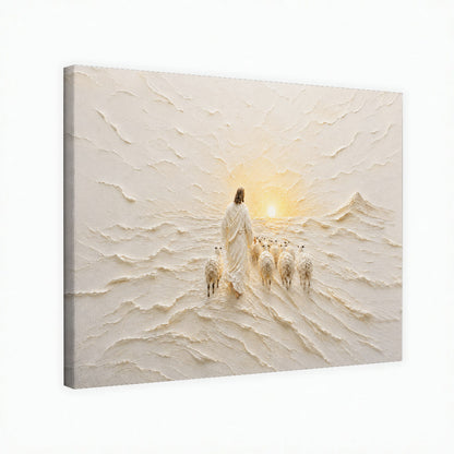The Good Shepherd Sunrise Christian Wall Art Poster/Canvas