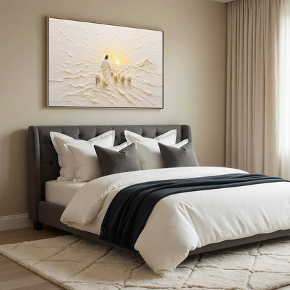 The Good Shepherd Sunrise Christian Wall Art Poster/Canvas