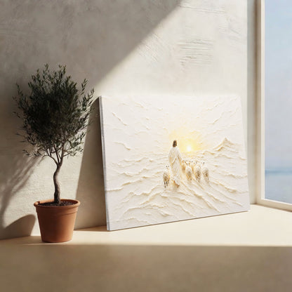 The Good Shepherd Sunrise Christian Wall Art Poster/Canvas